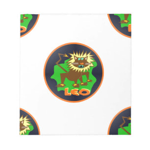 Bloco De Notas leo zodiac