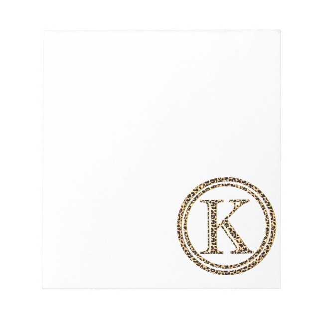 Bloco De Notas Leopardo K (Frente)