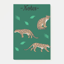 Bloco De Notas Leopardo-Nublado