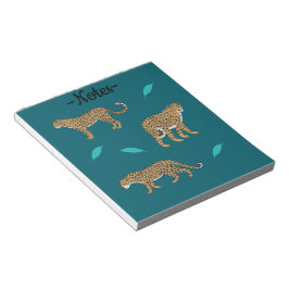 Bloco De Notas Leopardos