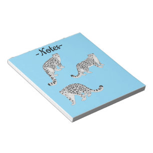 Bloco De Notas Leopardos da Neve
