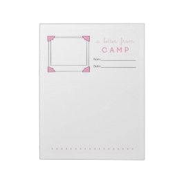 Bloco De Notas Letra Camp Stationery Camp