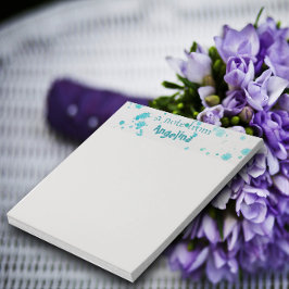 Bloco De Notas Letra de abertura em branco