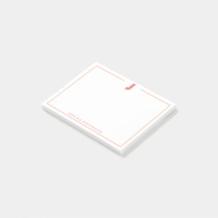 Bloco De Notas Letra Inicial J 3D Personalizada e Elegante Monogr