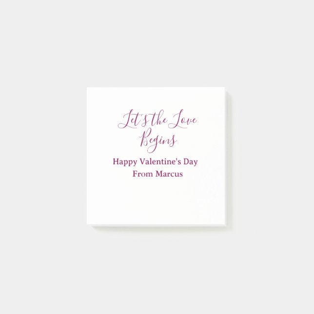 Bloco De Notas lets the fun begins happy new year name year simpl (Frente)