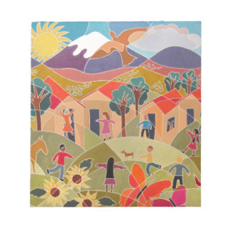 Bloco De Notas Leva Uma Vila