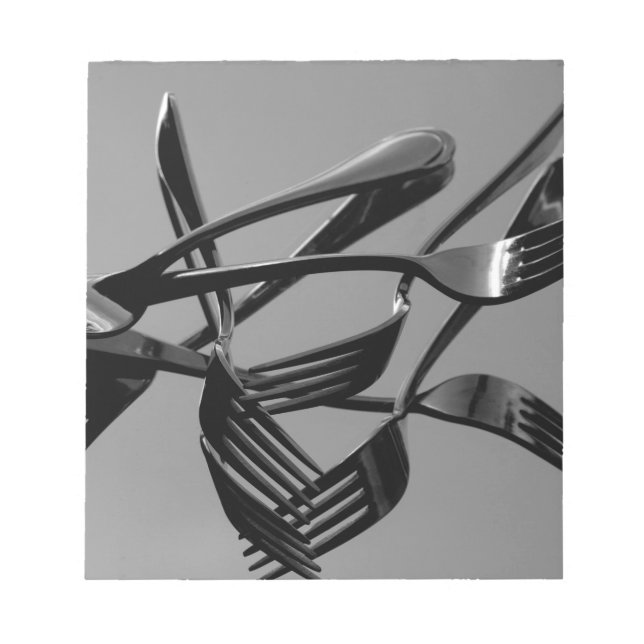 Bloco De Notas Levitação do garfo (Frente)