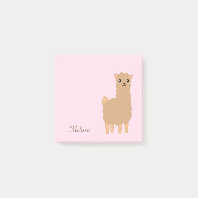Bloco De Notas Lhama personalizada (Frente)