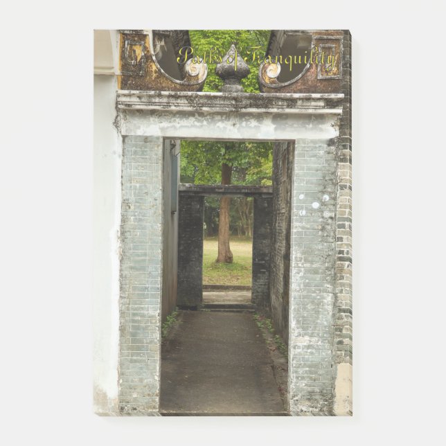 Bloco De Notas Li Garden Series: Paths of Tranquility Notepad (Frente)