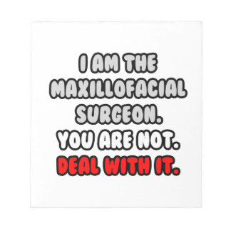 Bloco De Notas Lidar Com Isso... Cirurgião maxilofacial