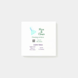 Bloco De Notas Limpador verde azul gitter limpo adicionar nome en