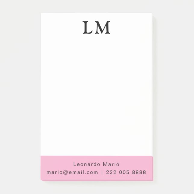 Bloco De Notas Limpeza Profissional Simples (Frente)