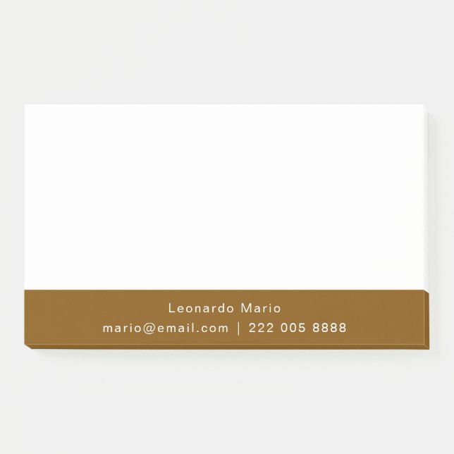 Bloco De Notas Limpeza Profissional Simples (Frente)