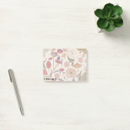Bloco De Notas Linda Floral Pressa