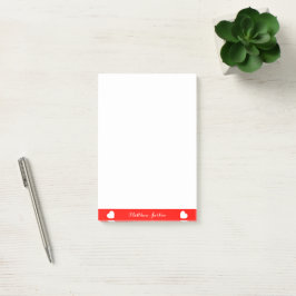 Bloco De Notas Lindas notas personalizadas de texto Postado-it de