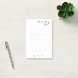 Bloco De Notas Lindo Alma Personalizar Notas de Posto Personaliza