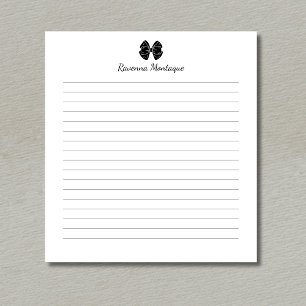 Bloco De Notas Lindo Caderno Lined com Nome Personalizado à Mão e