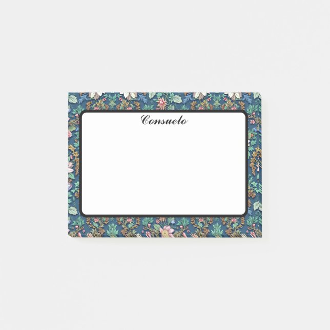 Bloco De Notas Lindo Floral Vintage (Frente)