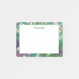 Bloco De Notas Lindo Jardim Floral