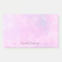 Lindo nome personalizado grande em aquarela femini