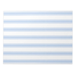 Bloco De Notas Liner de Envelope de Faixa Azul e Branco Inteligen