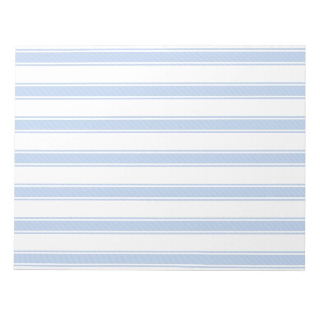 Bloco De Notas Liner de Envelope de Faixa Azul e Branco Inteligen (Frente)
