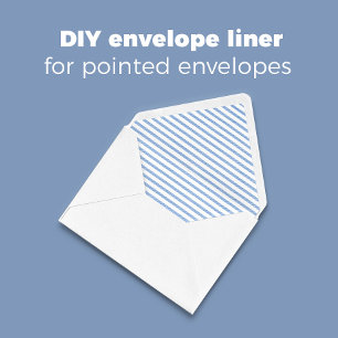 Bloco De Notas Liners de Envelope Flap com Faixa Branca Azul Pont