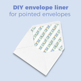 Bloco De Notas Liners de envelopes 40 para a aba botânica dos fer