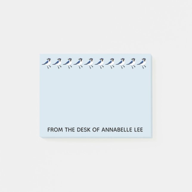 Bloco De Notas Linha de Personalização de Bluejays (Frente)