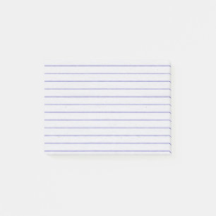 Bloco De Notas Linhas azuis feitas sob encomenda notas pegajosas