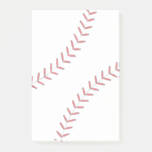 Bloco De Notas Linhas do basebol