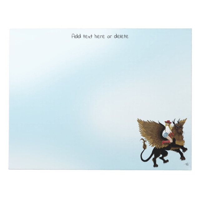 Bloco De Notas Lion Fantasy Red (Frente)