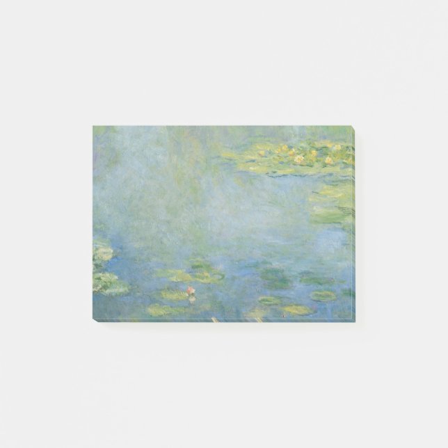 Bloco De Notas Lírios de Claude Monet (Frente)