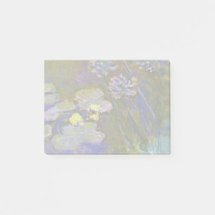 Bloco De Notas Lírios Monet Water e Agapanthus