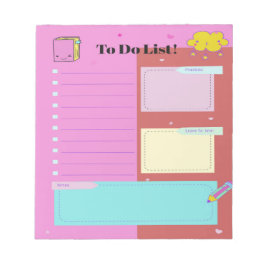 Bloco De Notas Lista de Ações a Fazer Mais Avançada: Mantenha-se