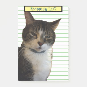 Bloco De Notas Lista de Compra de Gatos