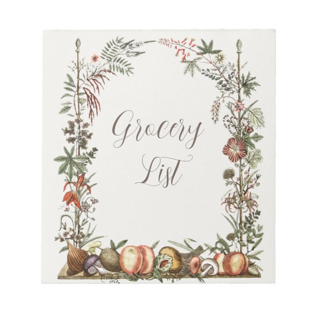 Bloco De Notas Lista de compras (Frente)