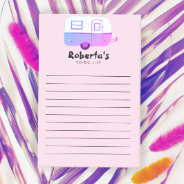 Bloco De Notas Lista de Compras A FAZER de Campanha do Reboque Vi