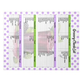 Bloco De Notas Lista de frutas de mirtilo