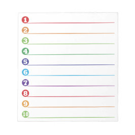 Bloco De Notas Lista de Memo a Fazer da Lista de Compras