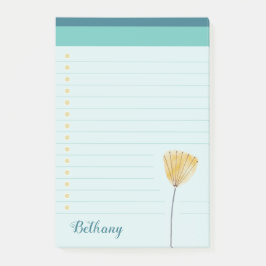 Bloco De Notas Lista de Na moda Modernos de Flores Vinculadas