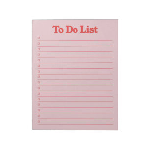 Bloco De Notas Lista de Tarefas