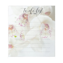Lista de Tarefas de Feriado Estética Floral Branca