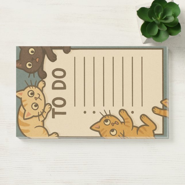Bloco De Notas Lista de Tarefas do Gatinho (Escritótio)