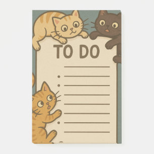 Bloco De Notas Lista de Tarefas do Gatinho