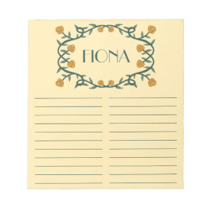 Bloco De Notas Lista de Tarefas Pendentes de Compra Rosa PERSONAL