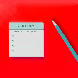 Bloco De Notas Lista de Tarefas Pendentes, Lista de Verificação d