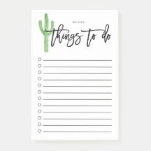 Lista de Tarefas Personalizadas do Script Cactus M