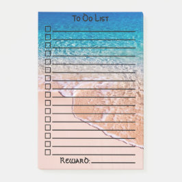 Bloco De Notas Lista de Tarefas Personalizadas| Onda de água limp