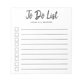 Bloco De Notas Lista de Tarefas Personalizadas Vinculadas por Pin